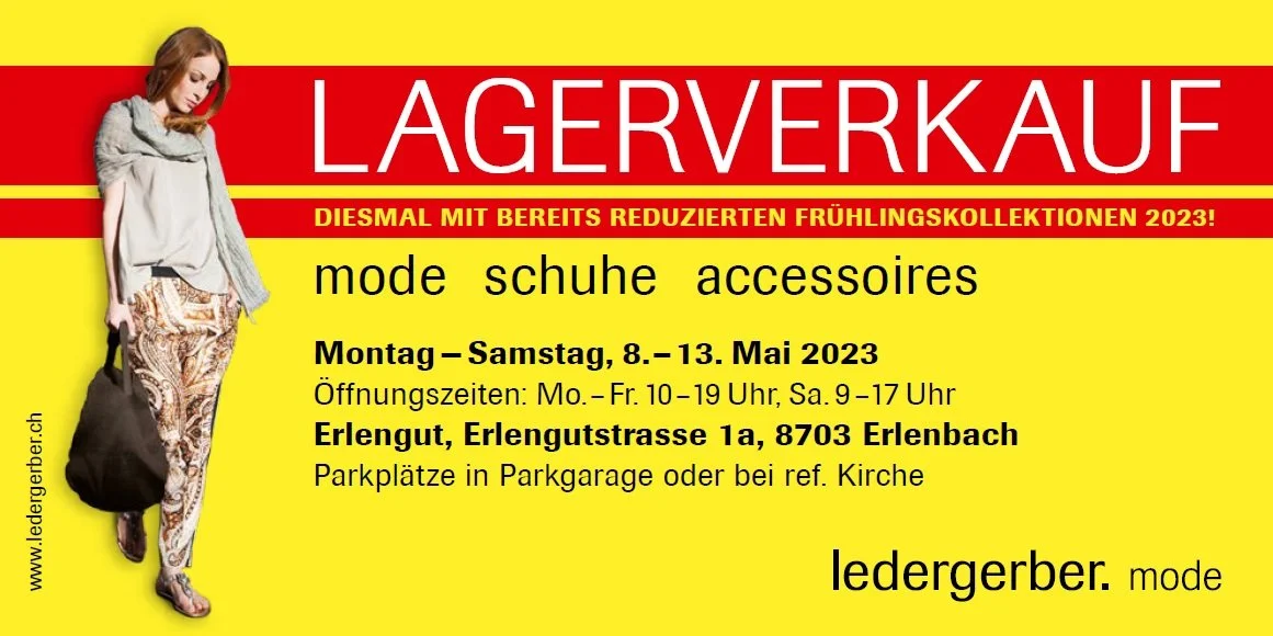 Lagerverkauf Erlenbach — ledergerber-mode